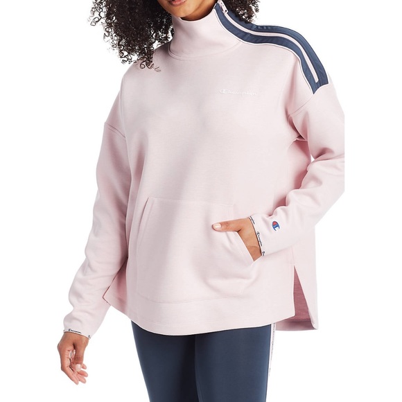 Champion NWOT❗️Shoulder Zip Mock Neck Sweatshirt - Picture 1 of 8